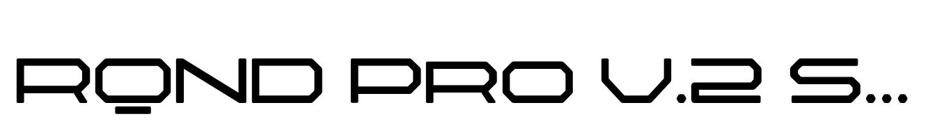 RQND Pro V.2 Semi-Bold Exp